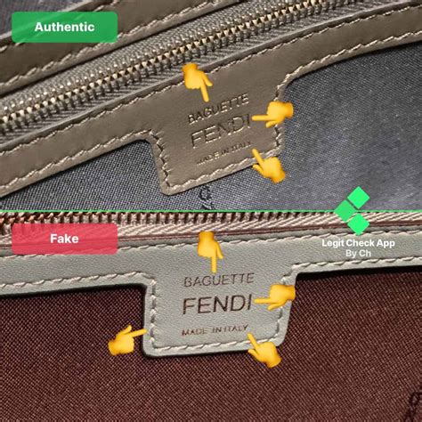 how to spot a fake vintage fendi bag|fendi authenticity check.